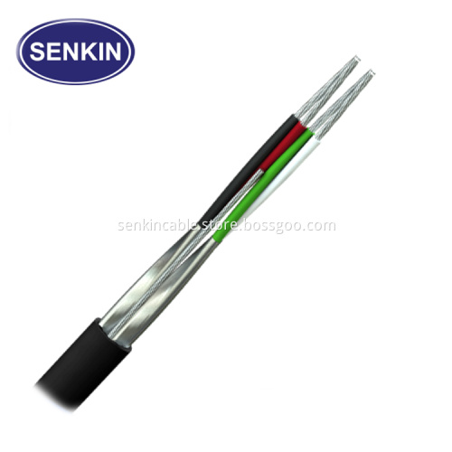 Oil-Resistance Nylon Braid TS16949 TPU Auto Cable